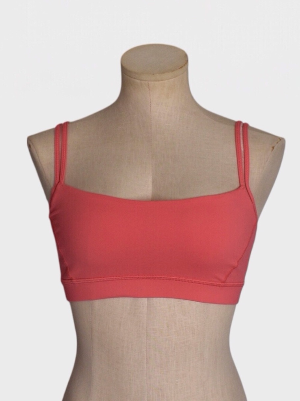 Lululemon Straight Up Bra Pink Lemonade Strappy Sports Bra‎